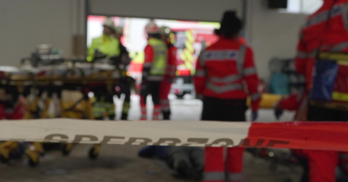 EM Vorbereitung Münchner Feuerwehr Rettungssanitäter und Notärzte