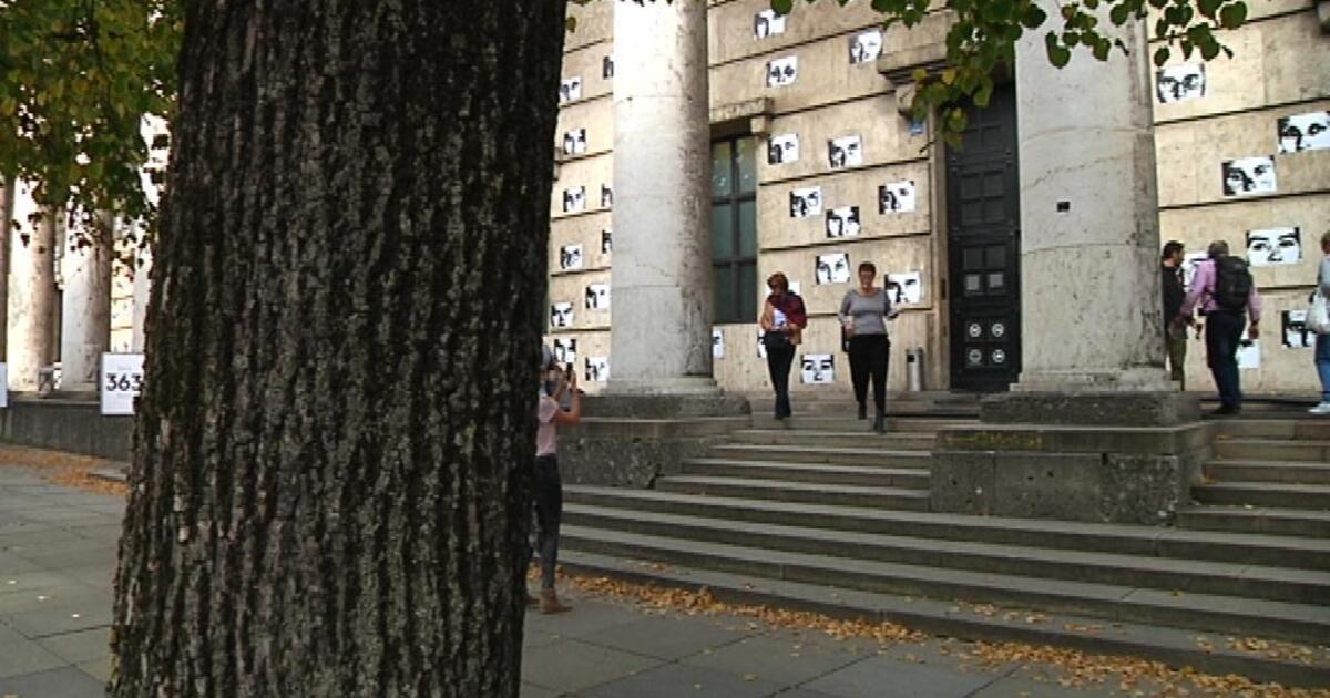 Nazi Schmierereien Am Haus Der Kunst In Munchen Entfernt Munchen Tv