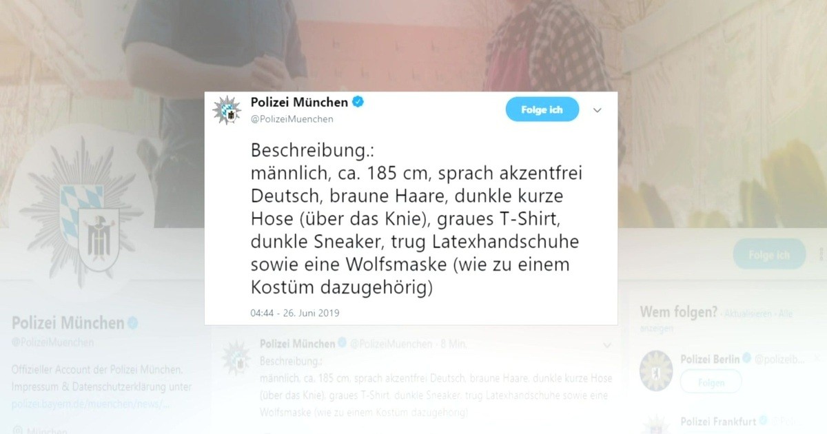 Unbekannter Mit Wolfsmaske Vergewaltigt 11 Jährige Schülerin Polizei